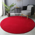 Round Coral Velvet Carpet for Living Room Coffee Table Floor Rug Short Plush Foot Mat for Children's Play